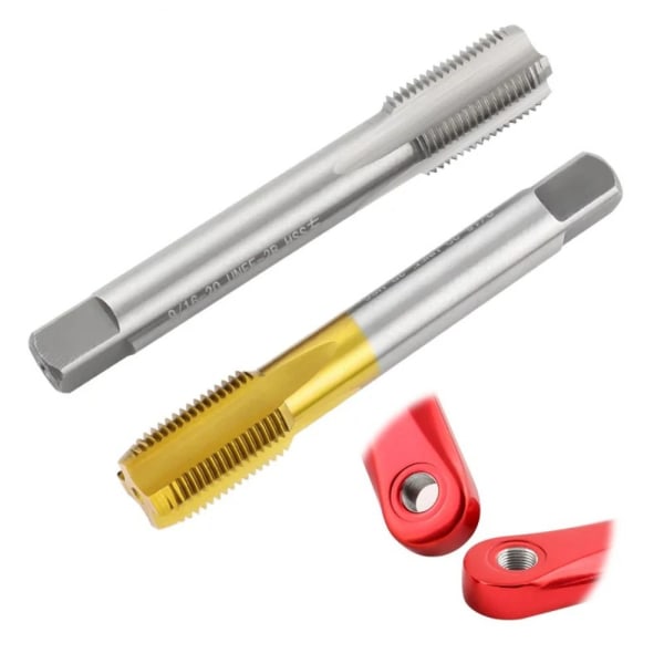 Cykelvevpedalgängtapp Spiralgängtapp SILVER SET SET silver set-set