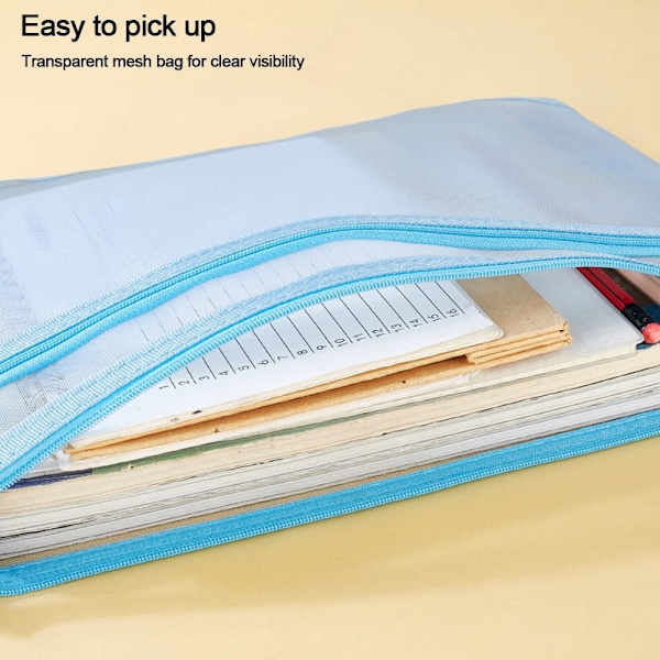 A4 Dokumenttaske Lynlåspenalhus GRÅ TYPE1 TYPE1 grey Type1-Type1