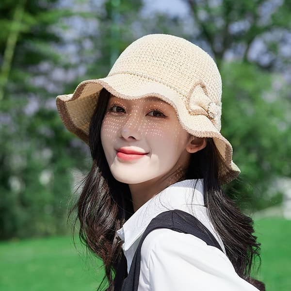 Bøttehatt BEIGE Beige