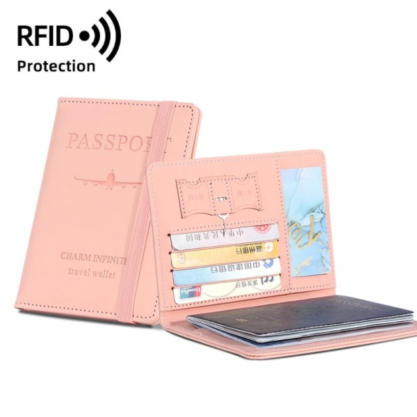 RFID Passport Cove Passport Protector PINK Pink