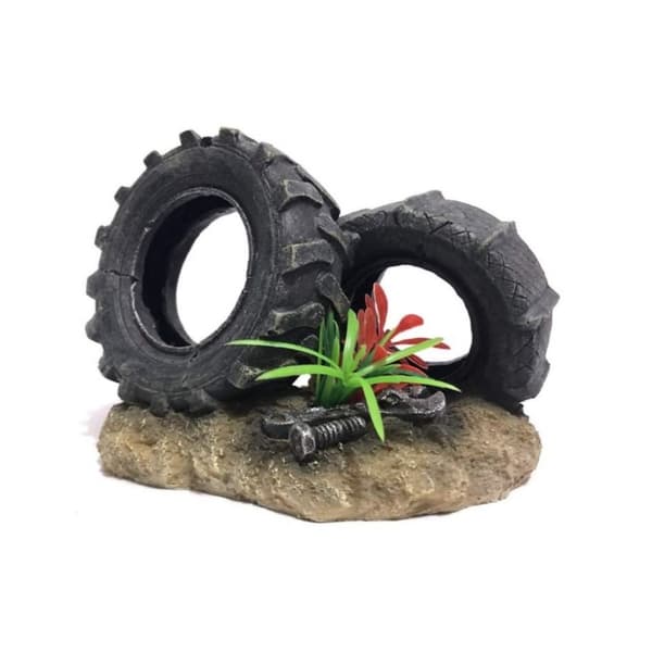Akvarium Landskap Simulert Bro Harpiks Steinbue