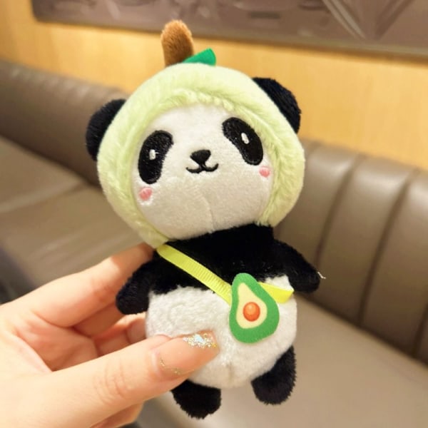 Fruit Panda Doll Pehmo riipusnukke VIHREÄ Green