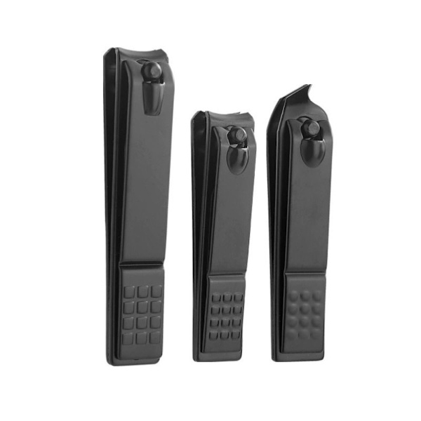 3ST Nagelklippare Manikyr Nagelklippare SVART Black