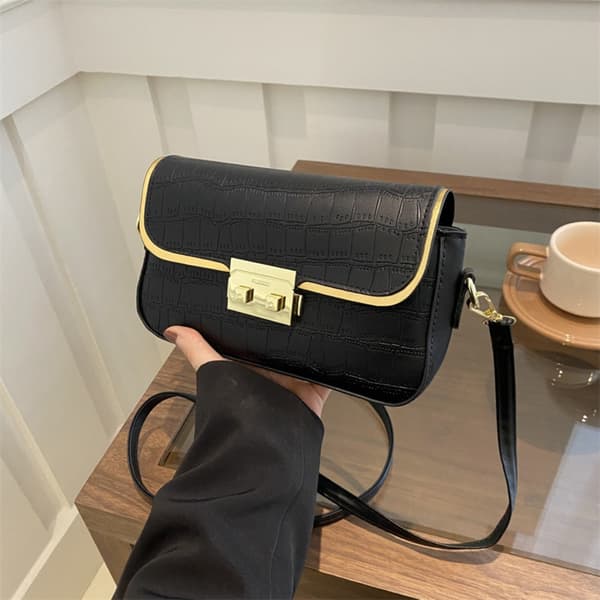 Skuldertaske Messenger Taske SORT Black