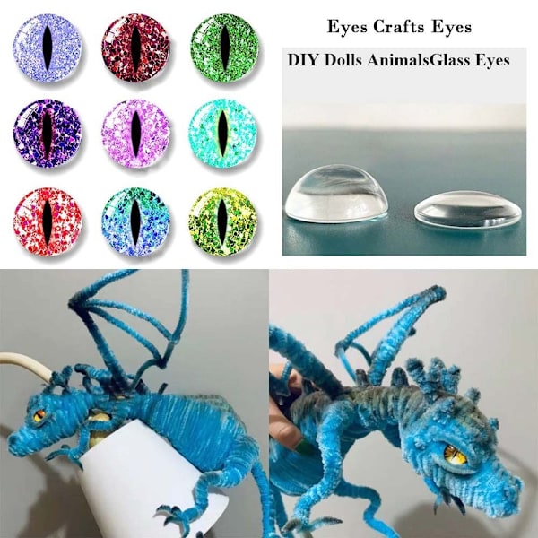 20st/10 par Eyes Crafts Eyes Puppet Crystal Eyes 16MM 16MM 16mm