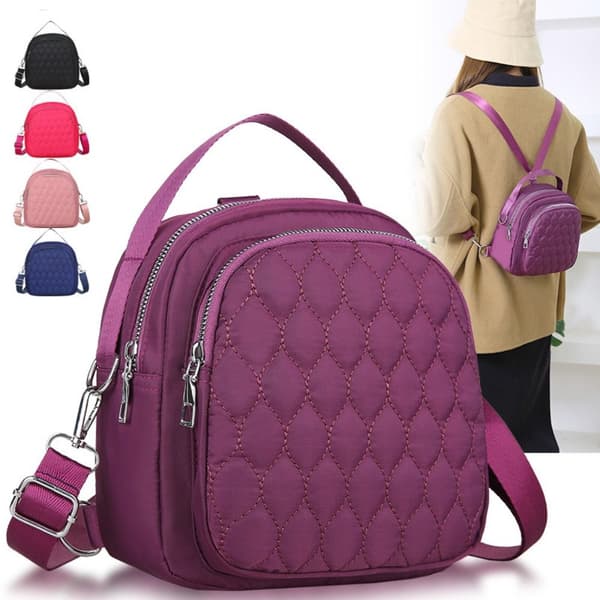Crossbody taske rygsæk SORT black