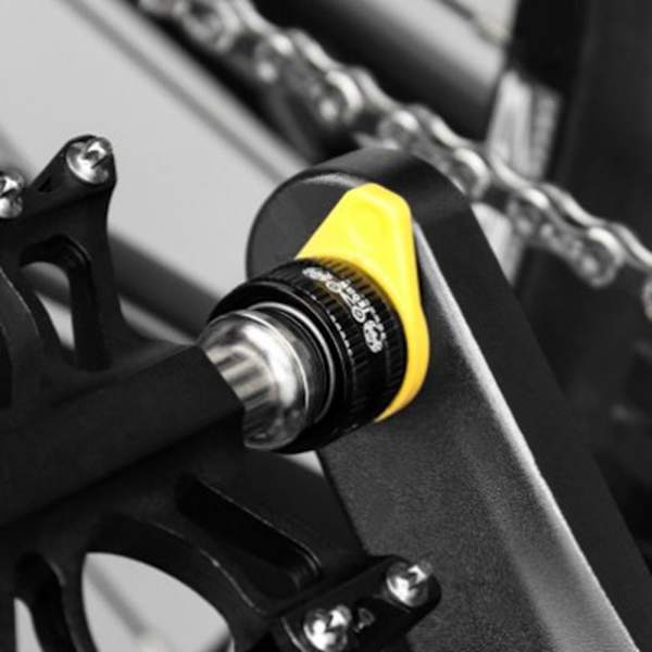 1 par Cykellås Ring Quick Release SORT Black