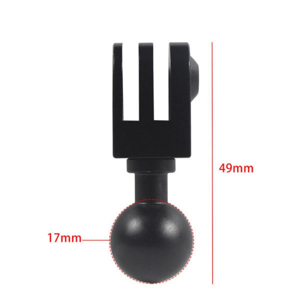 Pallonpään kiinnityssovitin 1/4" säädettävä ruuvi 1 1 1