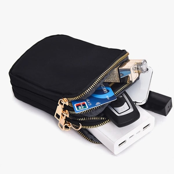 Skuldertasker Mobiltelefon Pung SORT black
