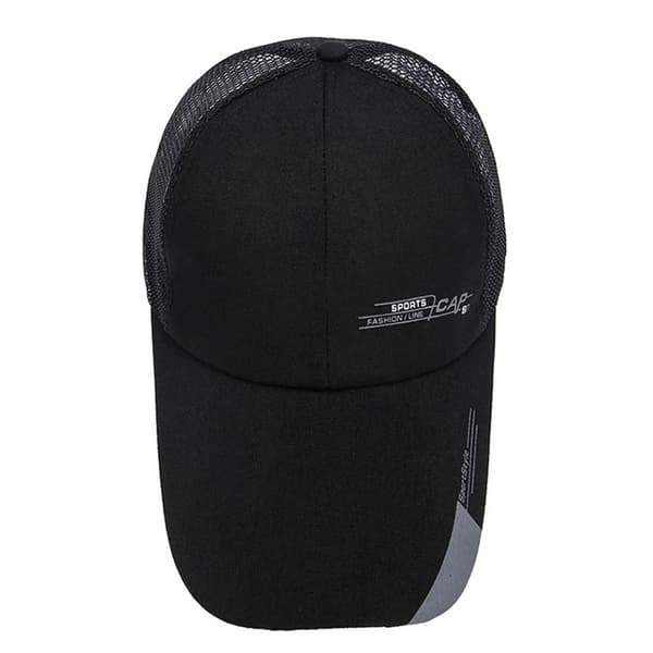 Baseball-lippis Aurinkohattu MUSTA black