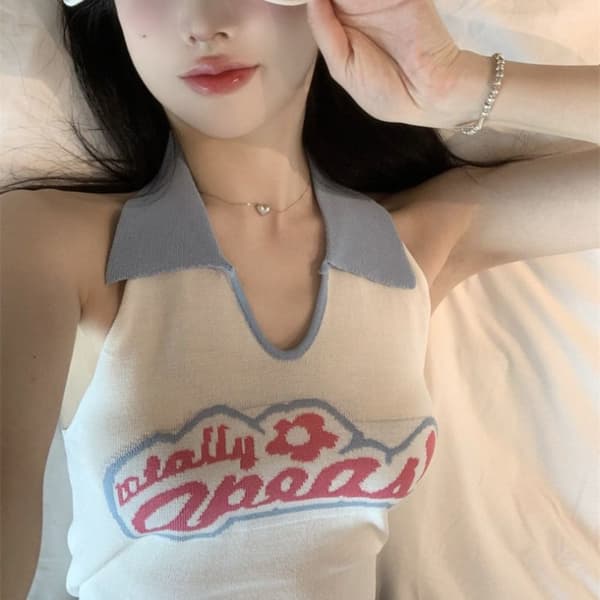 Slim Beautiful Back Tank Top VALKOINEN white