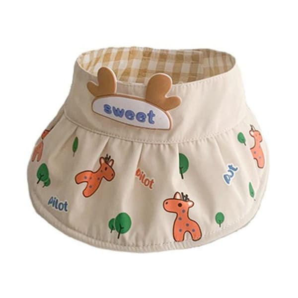 Solhatt Åpen Topp Hatt BEIGE Beige