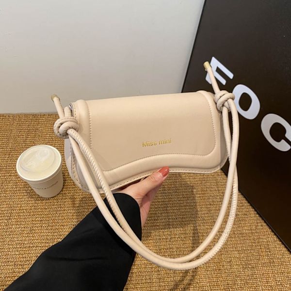Axelväska Messenger Bag VIT White