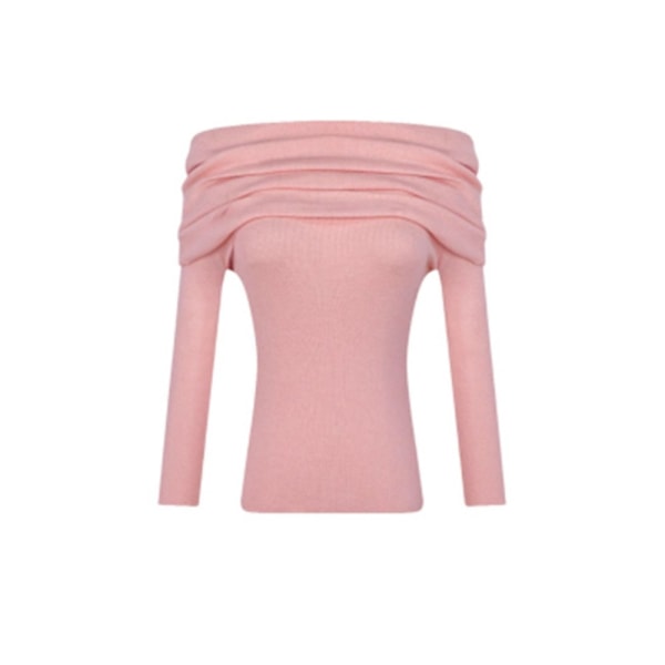 Langermede T-skjorter Cropped T-skjorte ROSA Pink
