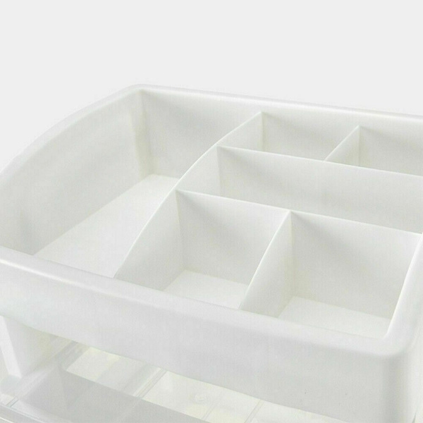 1 kpl Kosmetiikkasäilytyslaatikko Pöytäkoneen case 1 KERROS 1 KERROS 1 Layer