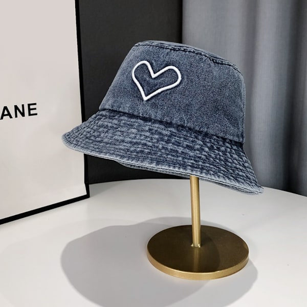 Bøllehat Solhat SORT-SORT HJERTE SORT-SORT HJERTE black-black heart