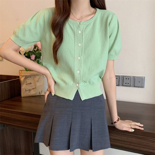 Neuleet Slim Fit Cardigan APRICOT apricot
