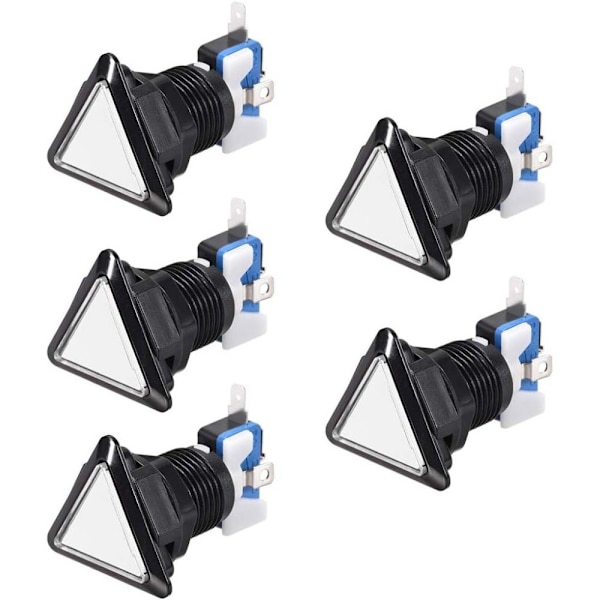 5st Game Tryckknapp Tryckknappsbrytare VIT white