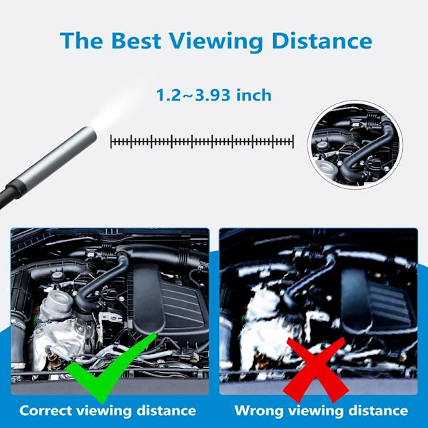 Endoskopkamera Borescope Inspection Snake Camera