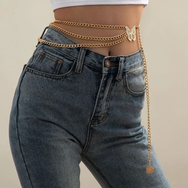 Taljekæde Body Chain SØLV silver