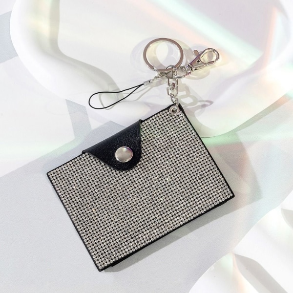 Rhinestone Wallet Short Wallet C C C