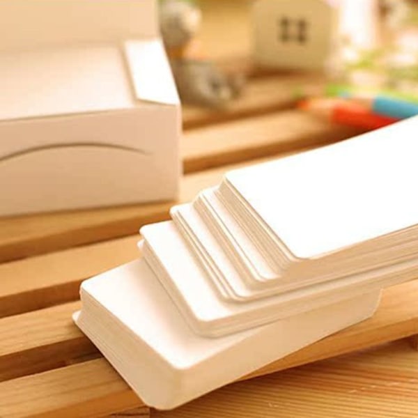 100 stk/sæt Kraft Papir Blank Cards SORT black