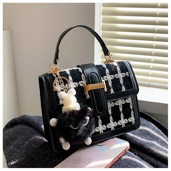 Satchel Bag Single Shoulder Bag SVART HÄNGE SVART HÄNGE Black Pendant
