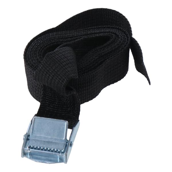 2 kpl Sidontahihna MUSTA 1,5M black 1.5m
