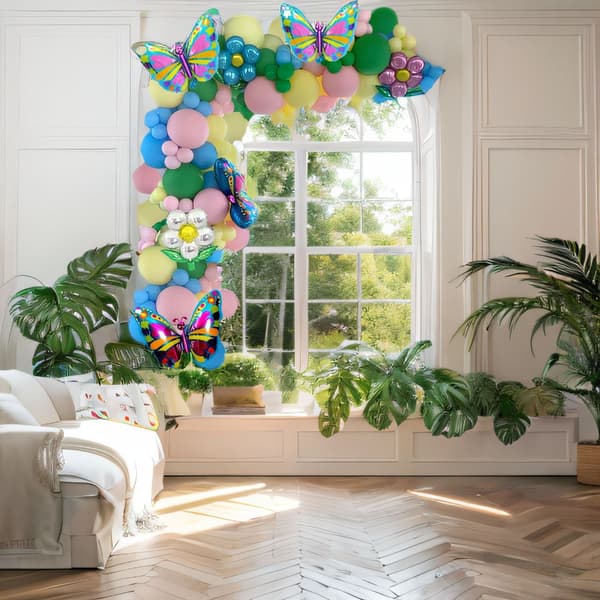 Vår Sommerfuglform Blomsterballonger