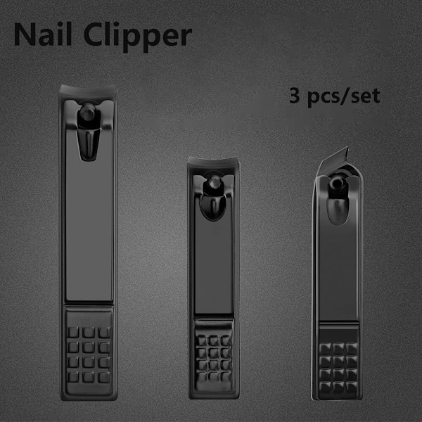 3ST Nagelklippare Manikyr Nagelklippare SILVERIG Silvery