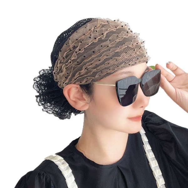 Turban Hatte Tørklæde SORT Black