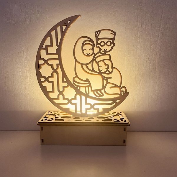 Eid Mubarak Pynt Ramadan Dekoration B B