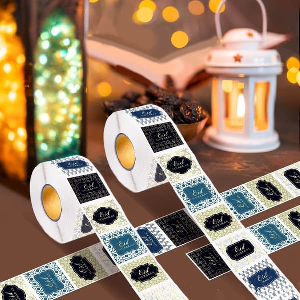 Ramadanin Koristetarrat EID Mubarak Tarrat Lahjapussi EID