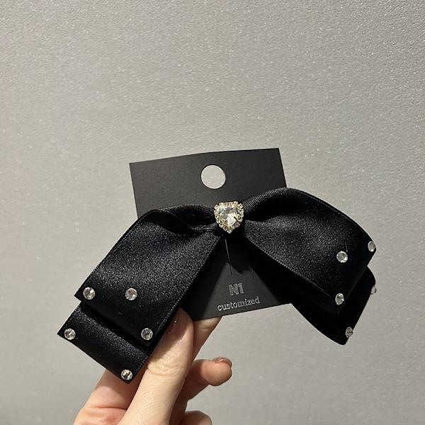 Rosett Hårklämma Rosett Tiara SVART BLACK