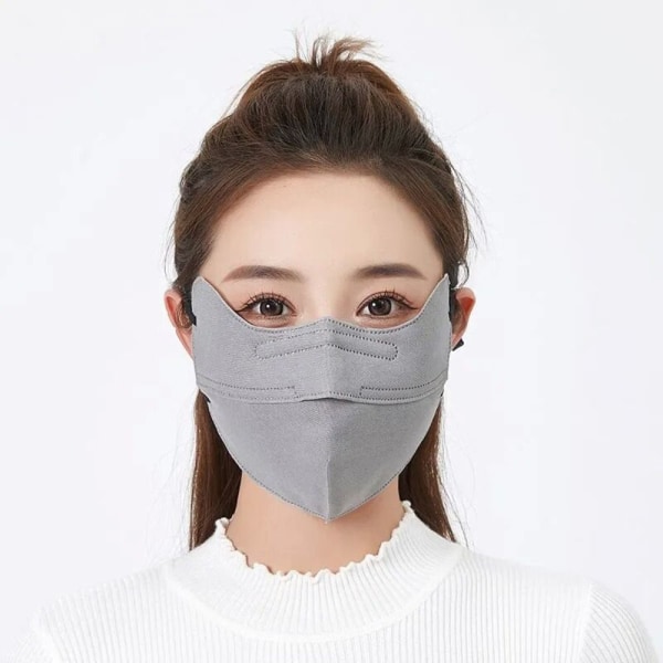 Cotton Woven Mask 3-lagers Tygmask GUL yellow