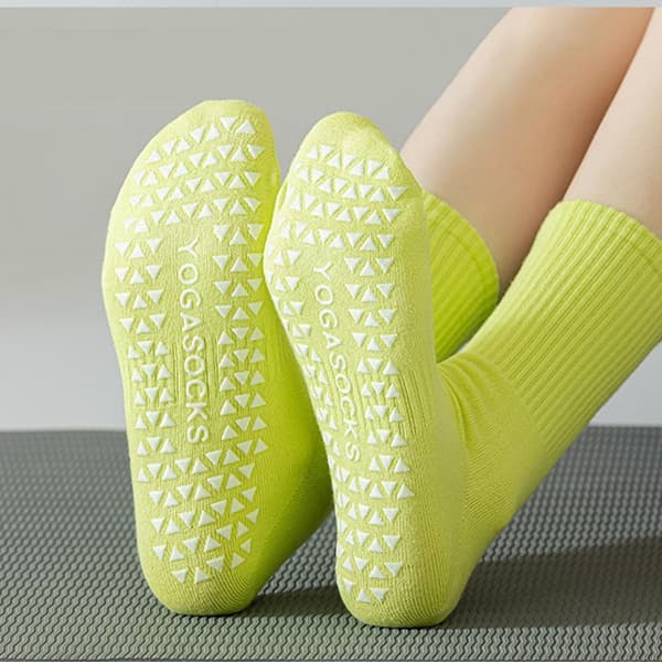 Yogasockor Halksockor ROSA RÖD rose red