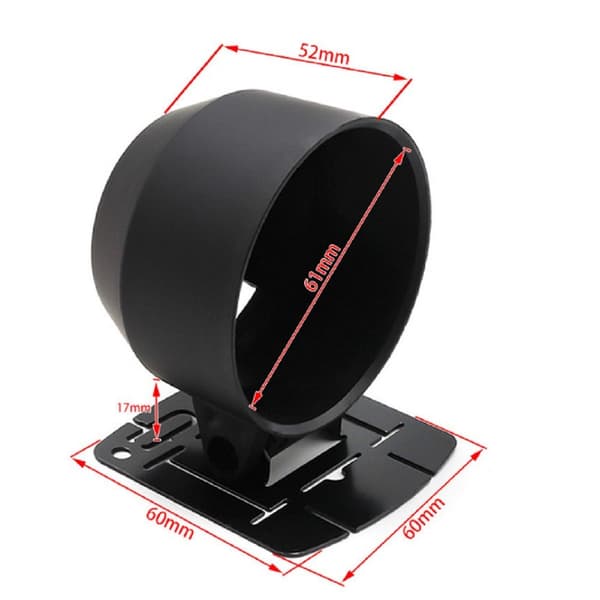 Racingmätarhållare Instrumentbrädefäste Kolfiber Carbon