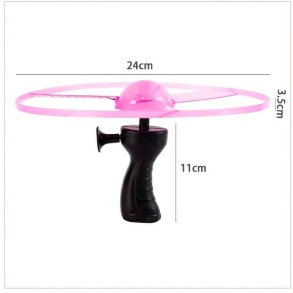 Pull String Flying Toy Potkuri Lelut Pyörivä lentävä lelu