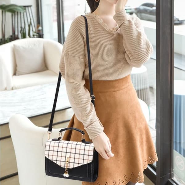 Axelväska Crossbody Väska GRÅ gray