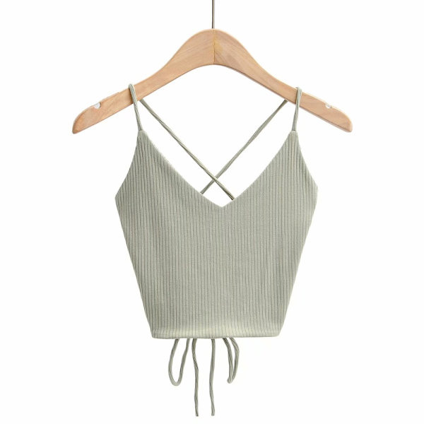 Dame Tank Top Sort Black