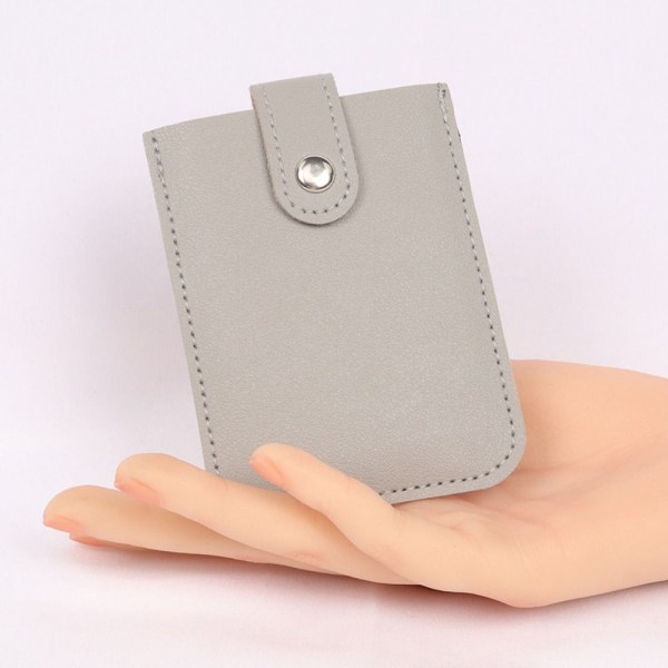 Mini Card Wallet ID-kortholder LYS GRÅ Light Grey