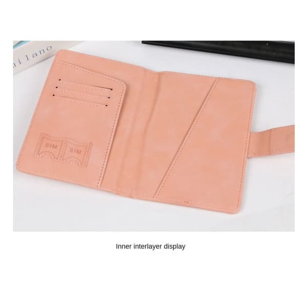 RFID Passfodral Passväska BRUN brown