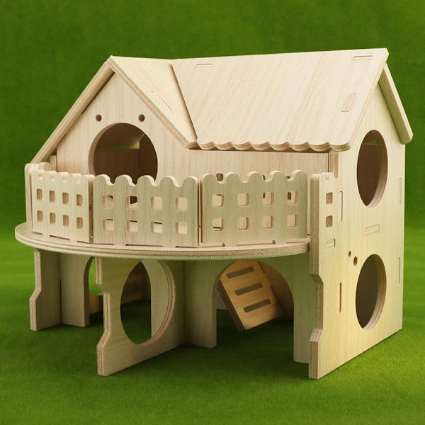 Hamster Swing Gungbräda Small Nest Massivträ Small House Hamster
