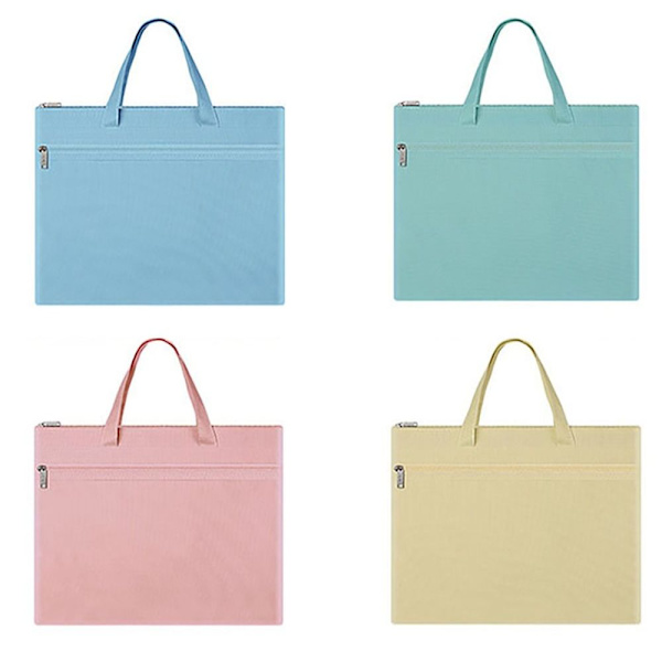 Tote Skoletaske Tutorial Taske BLÅ Blue
