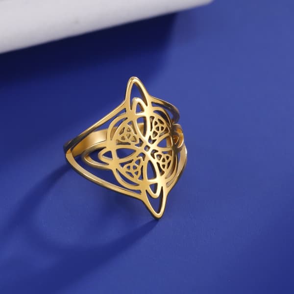 Hekseknute Ring Fingerringer SØLV 9 silver 9