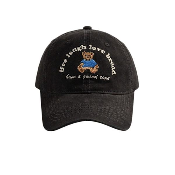 Baseballkasket Peaked Cap SORT Black