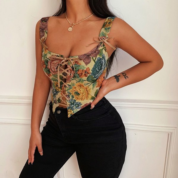Strap Vest Overtøj Vest KHAKI S Khaki S