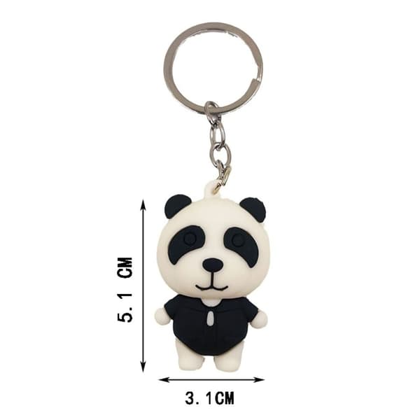 Panda Nøglering Taske Nøgle Vedhæng 4 4 4