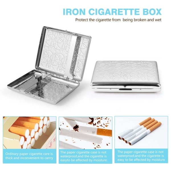 Retro Case Metalloitu hopea case