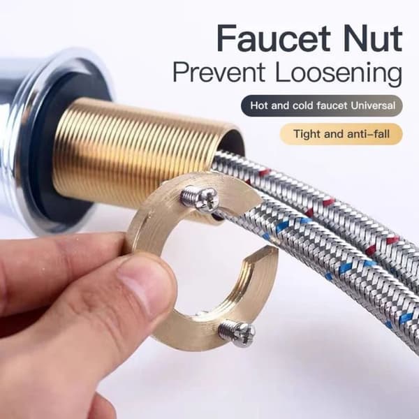 1 kpl Hanan Lukitusmutteri Hanan Kiinnityssarja MESSINKI MESSINKI brass